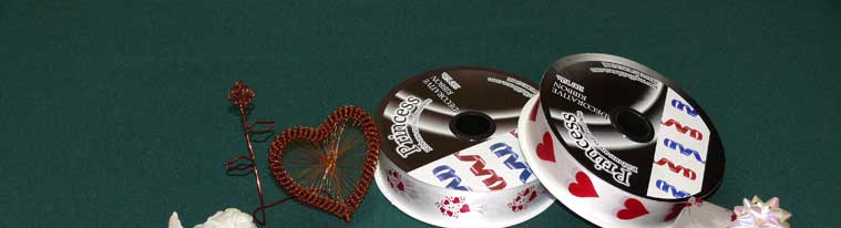 Cintas lisas impresas Amor